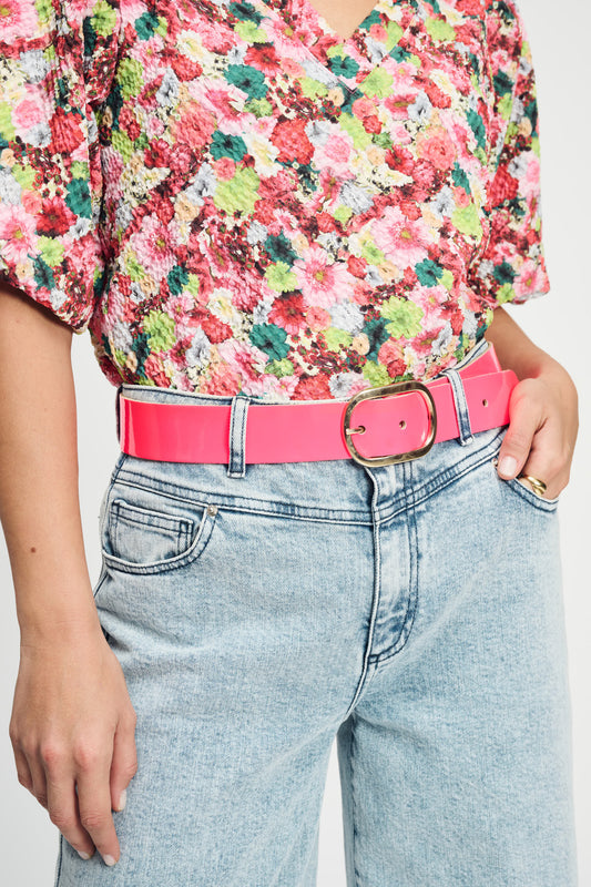 POM Amsterdam Belts Pink / 75 CEINTURE - Neon Pink