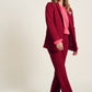 POM Amsterdam Blazers BLAZER - Burgundy Red