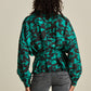 POM Amsterdam Blouses BLOUSE - Camo Teal Green