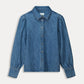 POM Amsterdam Blouses BLOUSE - Denim Rhinestones