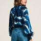 POM Amsterdam Blouses BLOUSE - Feathers Blue