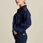 POM Amsterdam Blouses BLOUSE - Jacquard Midnight Blue