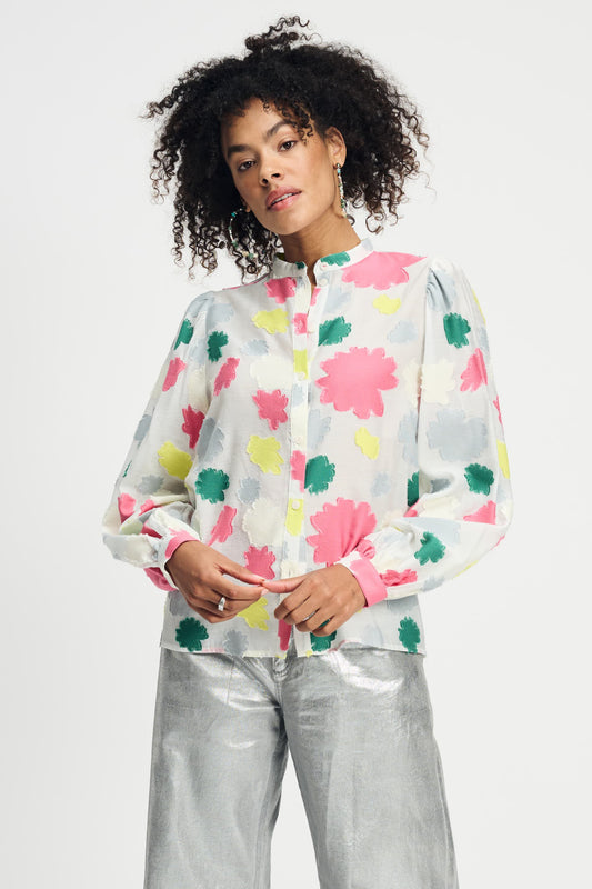 POM Amsterdam Blouses Multi colour / 34 BLOUSE - Bouquet Multi