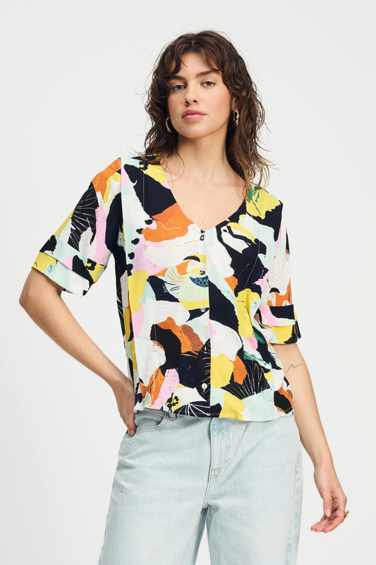 POM Amsterdam Blouses Multi colour / 34 BLOUSE - Paradise