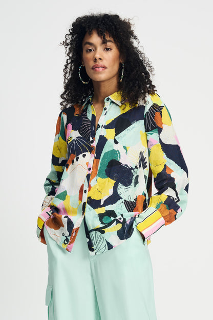 POM Amsterdam Blouses Multi colour / 34 BLOUSE - Paradise Linen