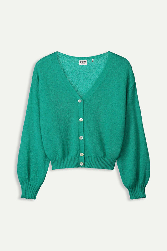 POM Amsterdam Cardigans CARDIGAN - Fresh Green