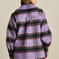 POM Amsterdam Coats MANTEAU - Checks Lavender