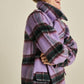 POM Amsterdam Coats MANTEAU - Checks Lavender