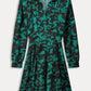 POM Amsterdam Dresses ROBE - Camo Teal Green