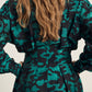 POM Amsterdam Dresses ROBE - Camo Teal Green