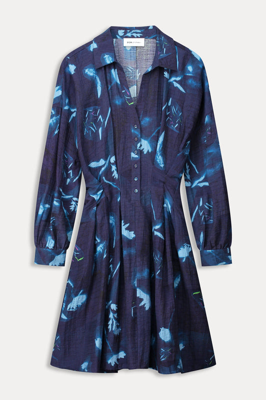 POM Amsterdam Dresses ROBE - Feathers and Floral