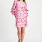 POM Amsterdam Dresses ROBE - Floral Jacquard Raspberry