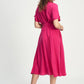 POM Amsterdam Dresses ROBE - Lynn Fuchsia