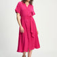 POM Amsterdam Dresses ROBE - Lynn Fuchsia