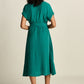 POM Amsterdam Dresses ROBE - Lynn Pacific Green