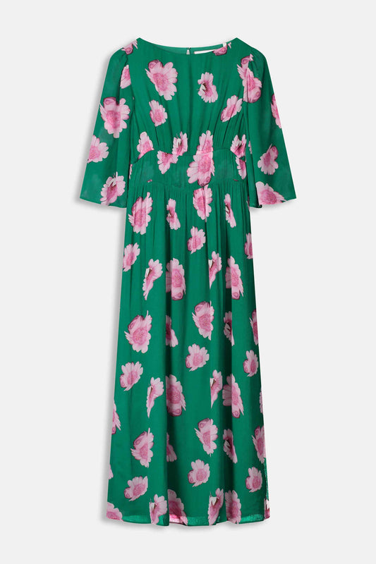 POM Amsterdam Dresses ROBE - Meadow Flowers Green