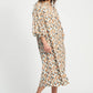 POM Amsterdam Dresses ROBE - Poplin Leopard Lush