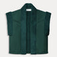 POM Amsterdam Gilets GILET - Lammy Teal Green