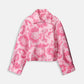 POM Amsterdam Jackets VESTE - Floral Jacquard Raspberry