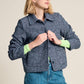 POM Amsterdam Jackets VESTE - Tweed Blue