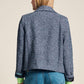 POM Amsterdam Jackets VESTE - Tweed Blue