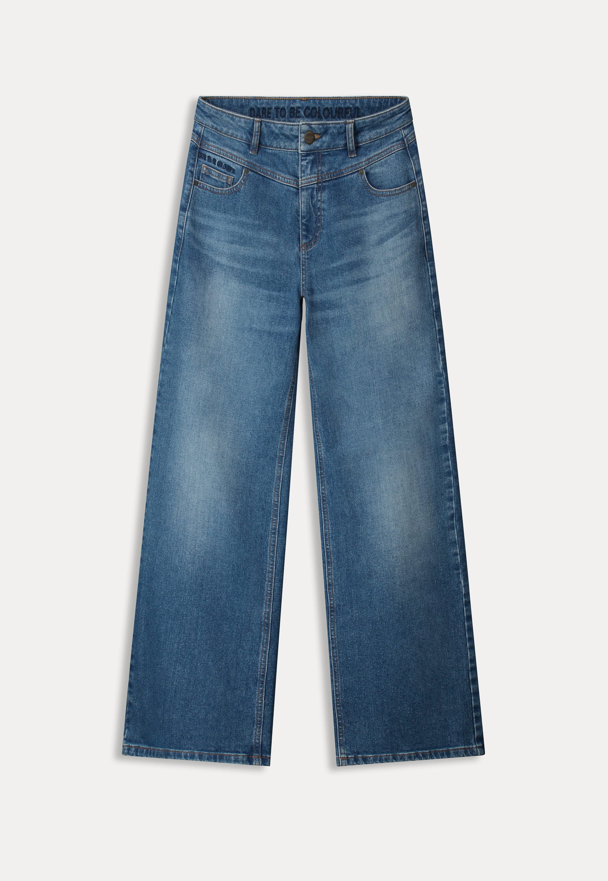 POM Amsterdam Jeans JEANS- Wide leg vintage blue