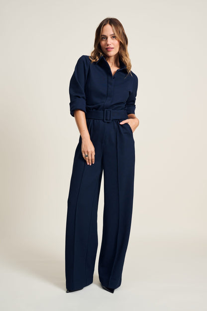 POM Amsterdam Jumpsuits Blue / 34 JUMPSUIT - Bleu Foncé