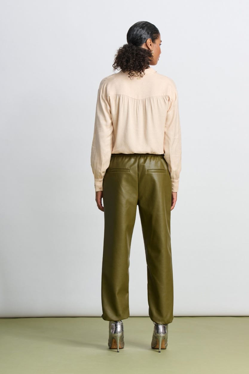 Pantalon vert olive new arrivals