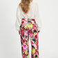 POM Amsterdam Pants PANTALON - Satin Love Bouquet