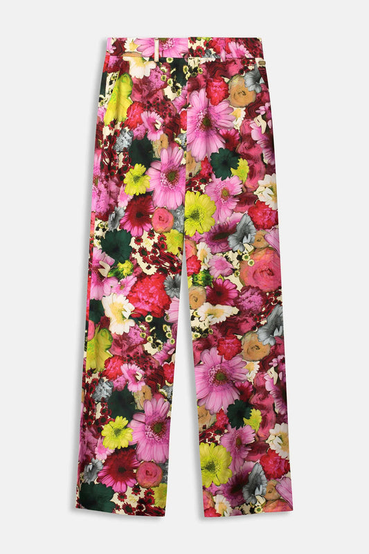 POM Amsterdam Pants PANTALON - Satin Love Bouquet