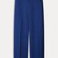 POM Amsterdam Pants PANTALON - Wide Leg Mid Blue