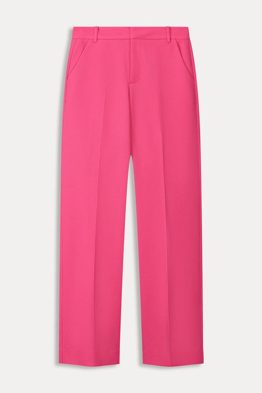 POM Amsterdam Pants PANTALON - Wide Leg Vibrant Pink