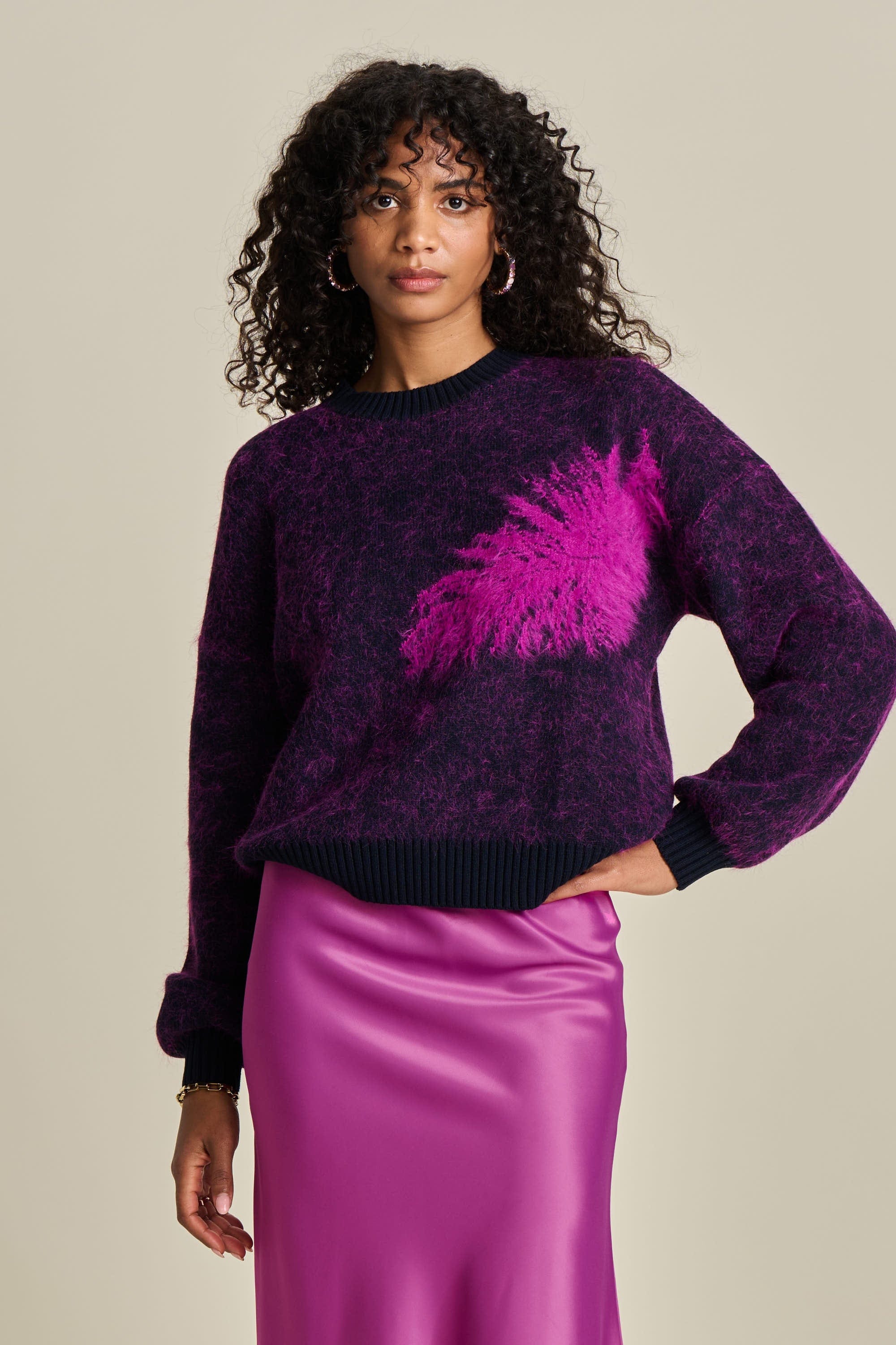 POM Amsterdam Pullovers PULL - Feather Midnight Blue