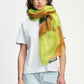 POM Amsterdam Shawls Green / OS ÉCHARPE - Summer Bliss Lime Linen