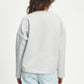 POM Amsterdam Sweaters SWEATER - Floral Grey Melange