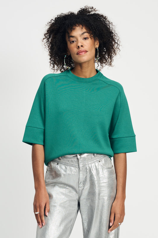 POM Amsterdam Tops Green / 34 TOP - Nina Meadow Green