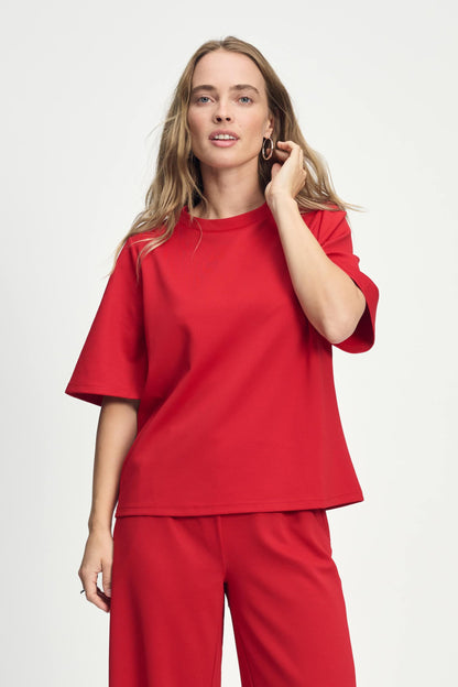 POM Amsterdam Tops Red / 34 TOP - Scarlet Red Summer