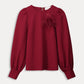 POM Amsterdam Tops TOP - Burgundy Red