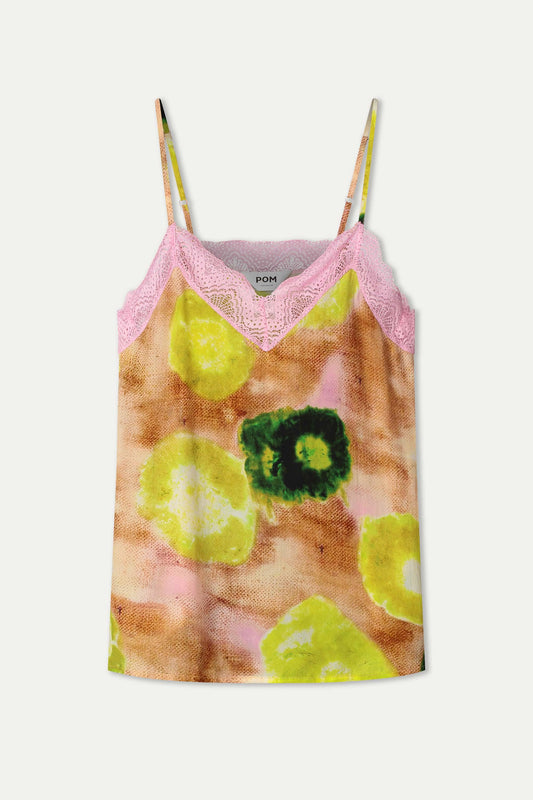 POM Amsterdam Tops TOP - Cami Summer Bliss Lime