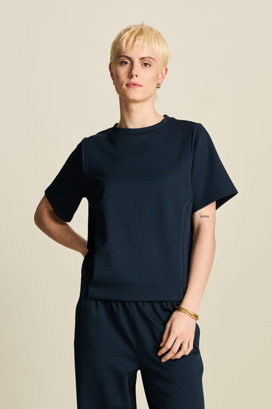 POM Amsterdam Tops TOP - Nina Dark Navy