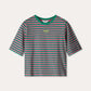 POM Amsterdam Tshirts TSHIRT - Striped Pink Green