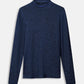 POM Amsterdam Turtlenecks TOP - Festive Blue