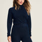 POM Amsterdam Turtlenecks TOP - Festive Blue